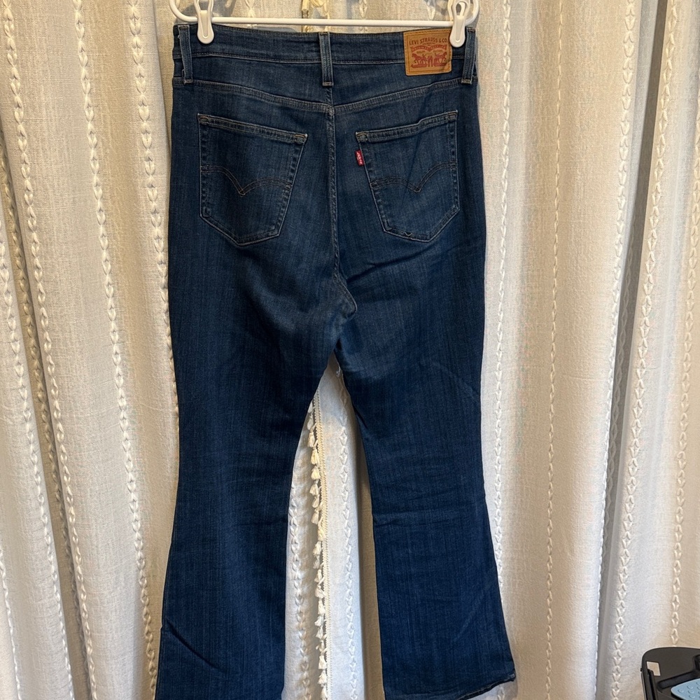 Levi's 726 Flare Jeans Women's 32 High Rise Western Denim